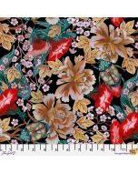 Nocturnal Creatures: Japanese Beetle Black - FreeSpirit Fabrics pwmm004.black