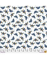 Nocturnal Creatures: Flying Wonders Blue - FreeSpirit Fabrics pwmm011.blue