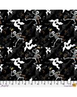 Spooky Cute Halloween: Scary Sky black - FreeSpirit Fabrics pwmy003.black
