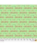 So Much Joy! Believe and Merry - FreeSpirit Fabrics pwmy013.lime
