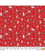 So Much Joy! Christmas Tree Toss Red - FreeSpirit Fabrics pwmy020.red