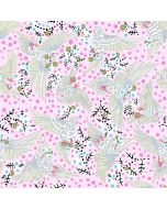 Blostma & Song by Penny Jeffries: Bird Candy Rose - FreeSpirit Fabrics pwpe002.rose