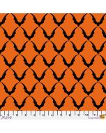 Scaredy Cat: Bat Ric Rac Orange -- FreeSpirit Fabrics pwrh033.orange