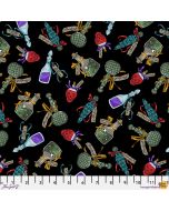 Storybook Halloween: Poison Bottles Multi -- FreeSpirit Fabrics pwrh065.multi