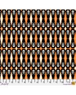 Storybook Halloween: Tombstones Black -- FreeSpirit Fabrics pwrh070.black - 2 yards 24" + FQ remaining