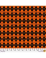 Costumes & Cobwebs: Jack of Diamonds Orange - FreeSpirit Fabrics pwrh116.orange
