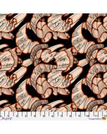 Chain Mail by Club Hauer: Scrolls Black -- FreeSpirit Fabrics pwrh152.black