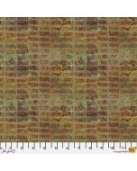 On Your Mark by Seth Apter: Alphabet City Rust - FreeSpirit Fabrics pwse036.rust