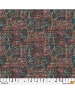 On Your Mark by Seth Apter: Contours Wine - FreeSpirit Fabrics pwse039.wine