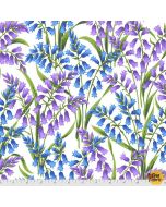 Secret Stream: Bluebells Blue -- Free Spirit Fabric pwsl098.blue
