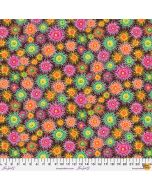 Treasure Island: Sea Anemones Dark -- FreeSpirit Fabrics pwsl110.dark - 2.25 yards remaining