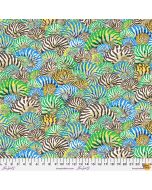 Treasure Island: Nautilus Shell -- FreeSpirit Fabrics pwsl114.blue