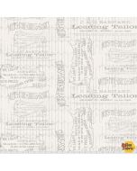 Monochrome by Tim Holtz: Tailored Linen - FreeSpirit Fabrics pwth066.linen 