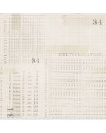 Monochrome by Tim Holtz: Multiplication Table Parchment - FreeSpirit Fabrics pwth106.parchment