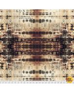 Abandoned by Tim Holtz: London Gridlock Neutral - FreeSpirit Fabrics pwth127.neutral