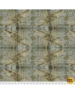 Abandoned by Tim Holtz: Stained Damask Neutral - FreeSpirit Fabrics pwth133.neutral