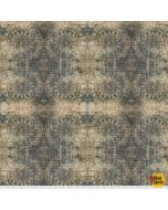 Abandoned 2 by Tim Holtz: Muted Medallions Indigo - FreeSpirit Fabrics pwth141.indigo