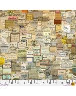Eclectic Elements Laboratory by Tim Holtz: Curator Multi - FreeSpirit Fabrics pwth182.multi -