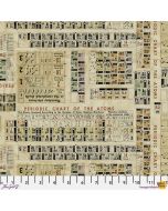 Foundations by Tim Holtz: Periodic Table Multi - FreeSpirit Fabrics pwth186.multi