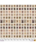 Eclectic Elements Palette by Tim Holtz: Neutral Stamps - FreeSpirit Fabrics pwth251.neutral
