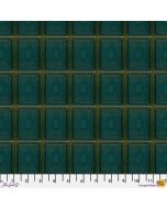 Eclectic Elements Palette by Tim Holtz: Teal Tiles - FreeSpirit Fabrics pwth274.teal