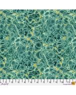 Eclectic Elements Palette by Tim Holtz: Teal Marble - FreeSpirit Fabrics pwth279.teal