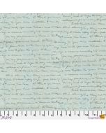 Eclectic Elements Palette by Tim Holtz: Blue Script - FreeSpirit Fabrics pwth284.blue 