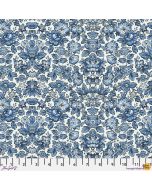 Eclectic Elements Palette by Tim Holtz: Indigo Wallpaper - FreeSpirit Fabrics pwth297.indigo