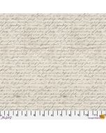 Eclectic Elements Palette by Tim Holtz: Charcoal Handwriting - FreeSpirit Fabrics pwth318.charcoal