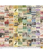 Eclectic Elements Palette by Tim Holtz: Multi Collage - FreeSpirit Fabrics pwth320.multi