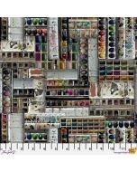 Eclectic Elements Palette by Tim Holtz: Multi Watercolors - FreeSpirit Fabrics pwth323.multi