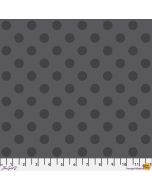 True Colors Graywork by Tula Pink:  Pom Pom Carbon -- FreeSpirit Fabrics - pwtp118.carbon 