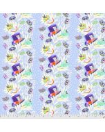Curiouser & Curiouser by Tula Pink: Alice in Wonderland 6pm Somewhere Daydream-- Free Spirit Fabrics -- PWTP165.DAYDREAM