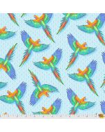 Daydreamer by Tula Pink: Macaw Ya Later - Cloud -- Free Spirit Fabric PWTP170.CLOUD