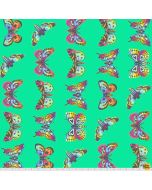 Daydreamer by Tula Pink: Butterfly Hugs - Lagoon -- Free Spirit Fabric PWTP171.LAGOON
