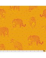 Daydreamer by Tula Pink: Lil Jaguars - Papaya -- Free Spirit Fabric PWTP174.PAPAYA 
