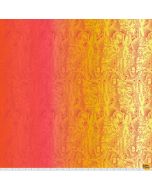 Daydreamer by Tula Pink: Little Fluffy Clouds - Mango Ombre -- Free Spirit Fabric PWTP177.MANGO 