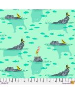 Everglow by Tula Pink: My Hippos Don't Lie Spirit -- FreeSpirit Fabrics pwtp204.spirit
