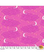 Nightshade Deja Vu Tula Pink: Storm  Clouds - Oleander -- FreeSpirit Fabrics pwtp208.oleander