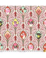 Besties by Tula Pink: Puppy Dog Eyes Blossom (with metallic) - (Sold by 2/3 yard repeat) -- FreeSpirit Fabrics pwtp213.blossom