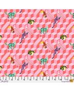 Besties by Tula Pink: Sitting Pretty Cats Blossom -- FreeSpirit Fabrics pwtp217.blossom