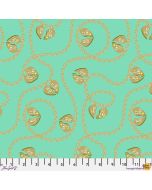 Besties by Tula Pink: Lil Charmer Meadow (with metallic) -- FreeSpirit Fabrics pwtp219.meadow