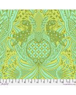Roar! Tula Pink: Gift Rapt Lime (sold by 27" repeat) -- FreeSpirit Fabrics pwtp224.lime