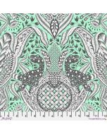 Roar! Tula Pink: Gift Rapt Mint (sold by 27" repeat) -- FreeSpirit Fabrics pwtp224.mint