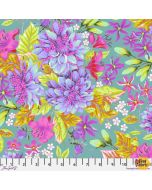 Untamed by Tula Pink: Hello Dahlia Cosmic (with neon) -- FreeSpirit Fabrics pwtp234.cosmic