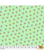 Untamed by Tula Pink: Impending Bloom Moonbeam (with neon) -- FreeSpirit Fabrics pwtp239.moonbeam