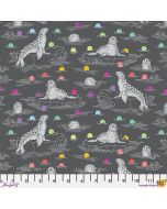 Graywork by Tula Pink: Seal the Deal Carbon -- FreeSpirit Fabrics pwtp259.carbon 