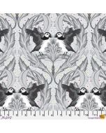 Graywork by Tula Pink: Huffin & Puffin -- FreeSpirit Fabrics pwtp260.whisper 