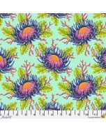 Floral Reef by Tula Pink: Friends & Anemones - Seafoam -- FreeSpirit Fabrics pwtp265.seafoam 