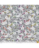 Graywork by Tula Pink: Best Buds Fog Sateen (108" Wide Backing) -- FreeSpirit Fabrics qbtp019.fog 